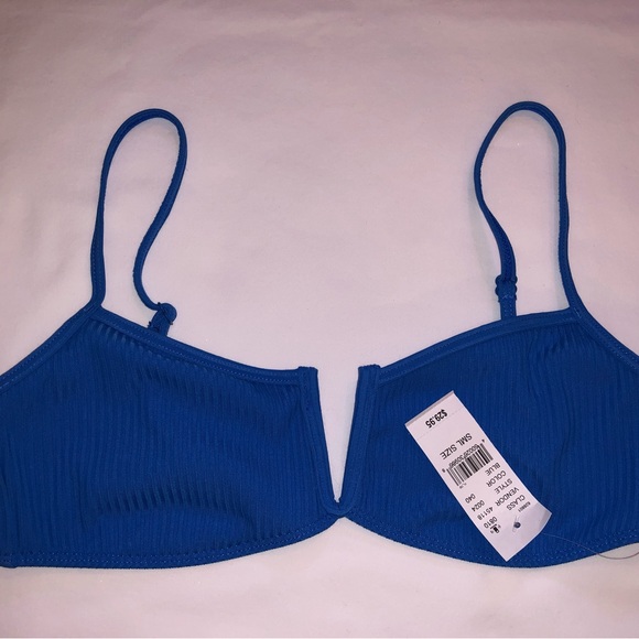 PACSUN LA Hearts Eco Blue Madelyn Sporty Bikini Bottom & Madelyn V Bikini Top - Picture 9 of 11